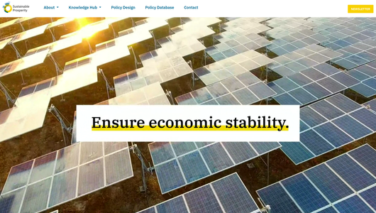 Homepage Sustainable Prosperity