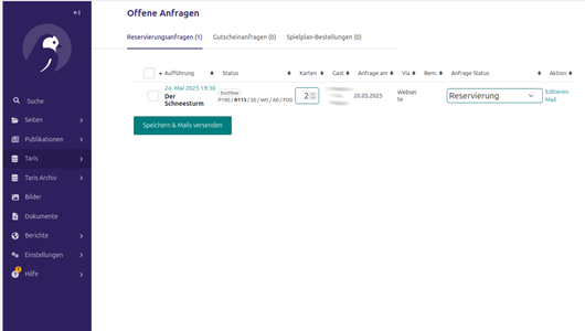 TAR-Bestell-Dashboard